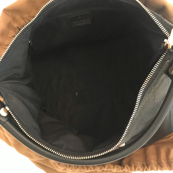 Gucci Black Leather Hobo Handbag Large Excellent - Picture 10 of 10